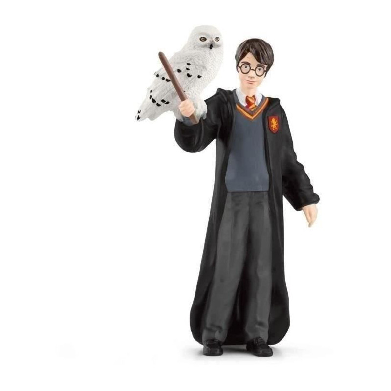 Figurine - SCHLEICH - Harry and Hedwig - House Gryffindor - Owl Hedwig