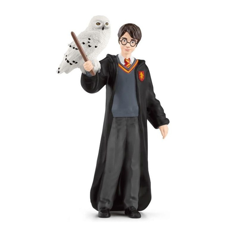 Figurine - SCHLEICH - Harry and Hedwig - House Gryffindor - Owl Hedwig