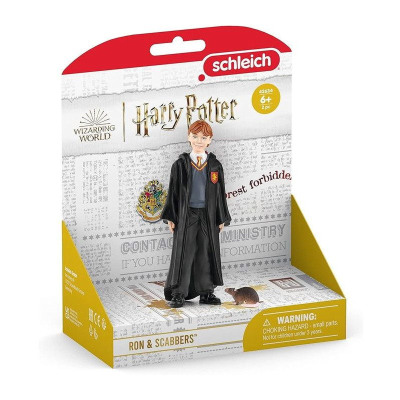 SCHLEICH - Ron and Scabbers - 42634 - Harry Potter range