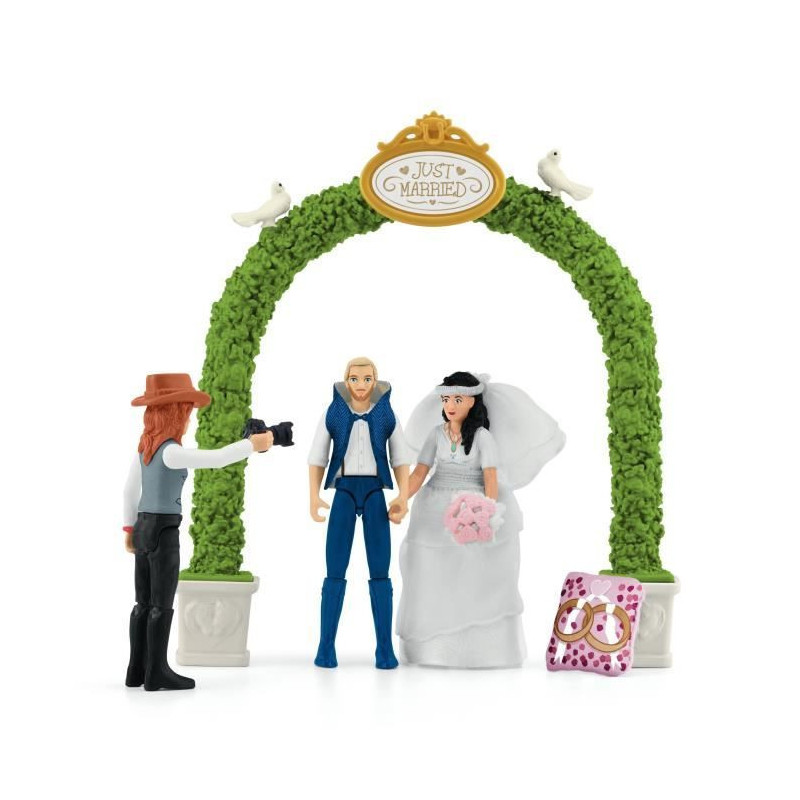 Figurine The bride and groom's carriage, 5 years old, schleich 42641 H