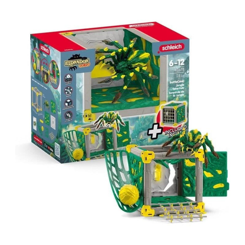 BattleCave Jungle Tarantula, Arena Expansion, SCHLEICH 42678 Eldrador