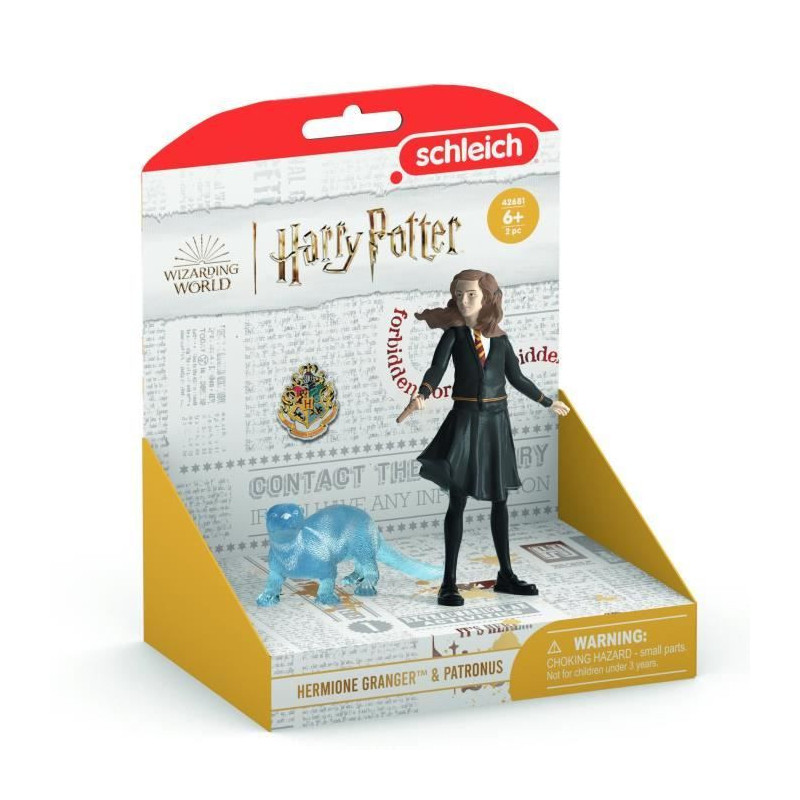 Hermione and her Patronus figurines, Schleich 42681 Harry Potter, For