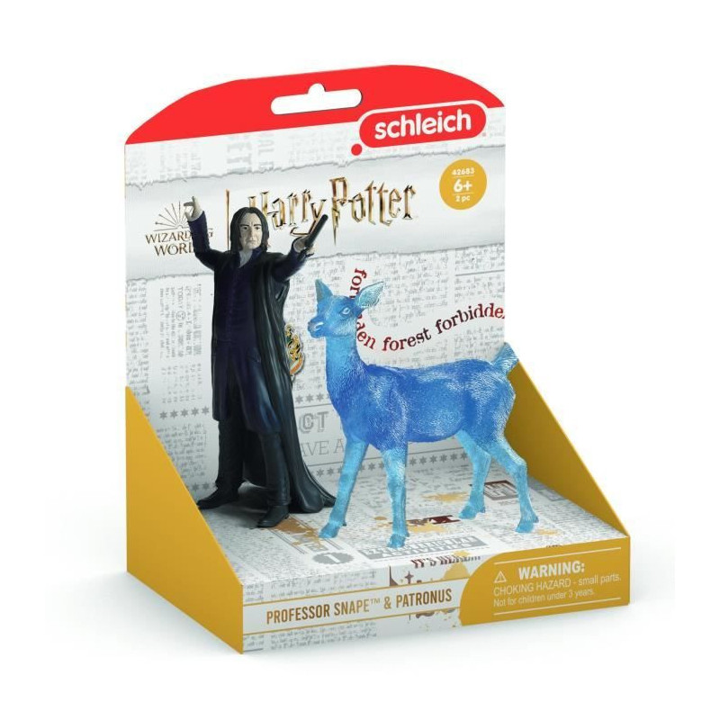 Snape and his Patronus figurines, Schleich 42683 Harry Potter, For chi