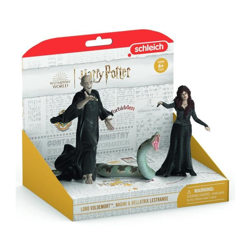 Voldemort, Nagini and Bellatrix figurine box set, Schleich 42684 Harry