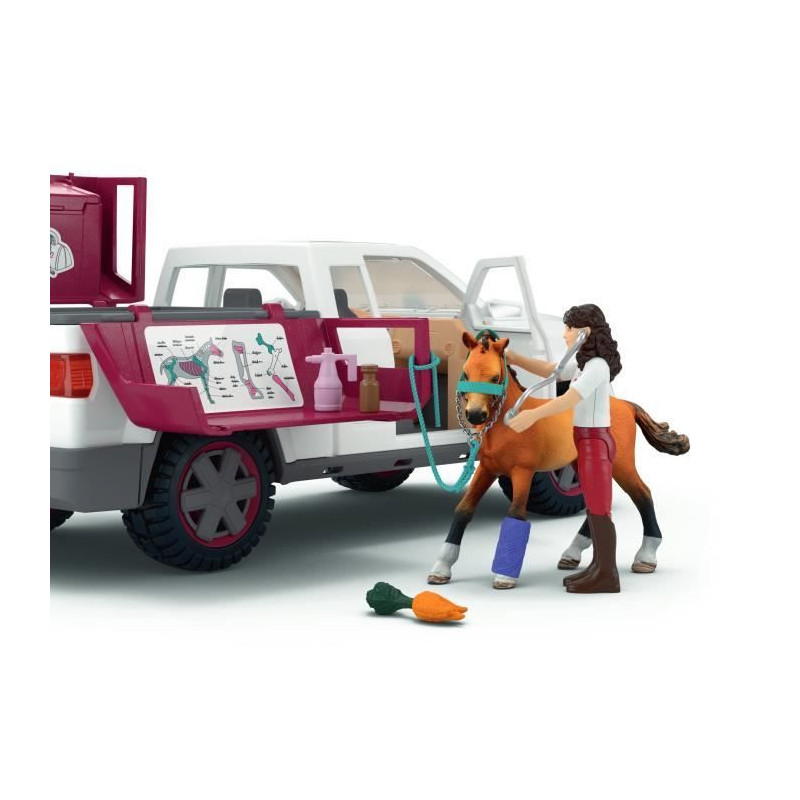 Mobile Veterinary Set with Trailer, SCHLEICH 42704 Horse Club