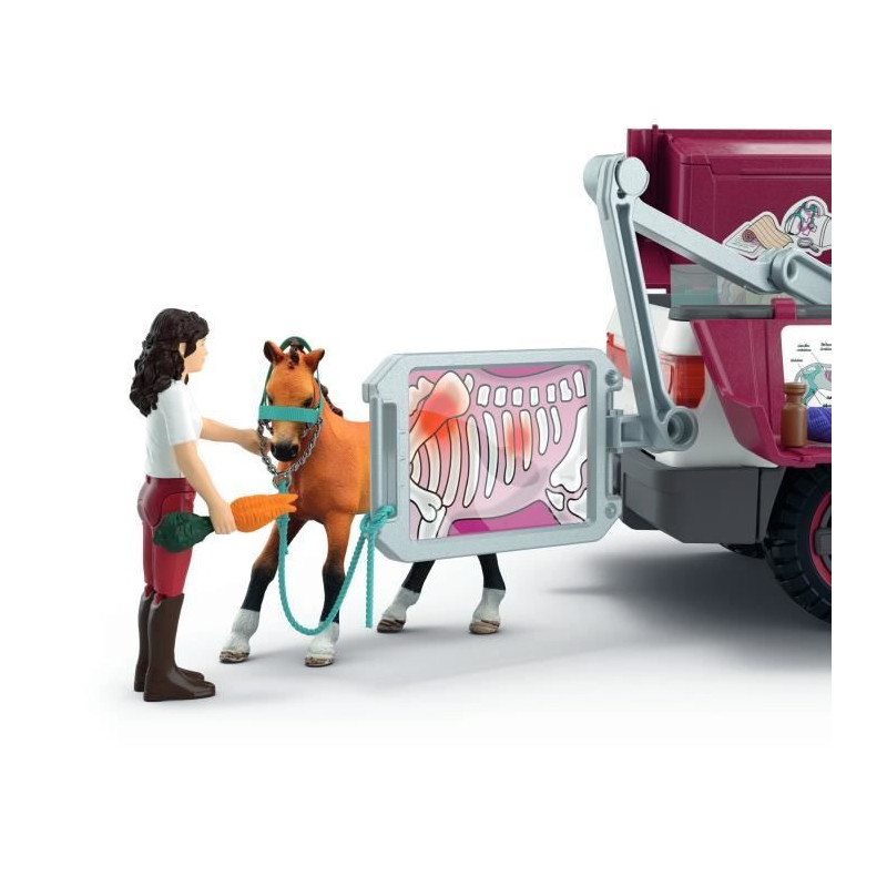 Mobile Veterinary Set with Trailer, SCHLEICH 42704 Horse Club