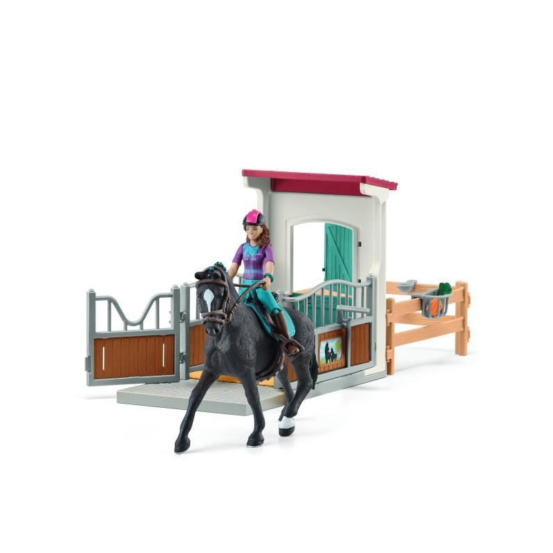 Horse Box Lisa and Storm, Horse figurine and accessories, SCHLEICH 427