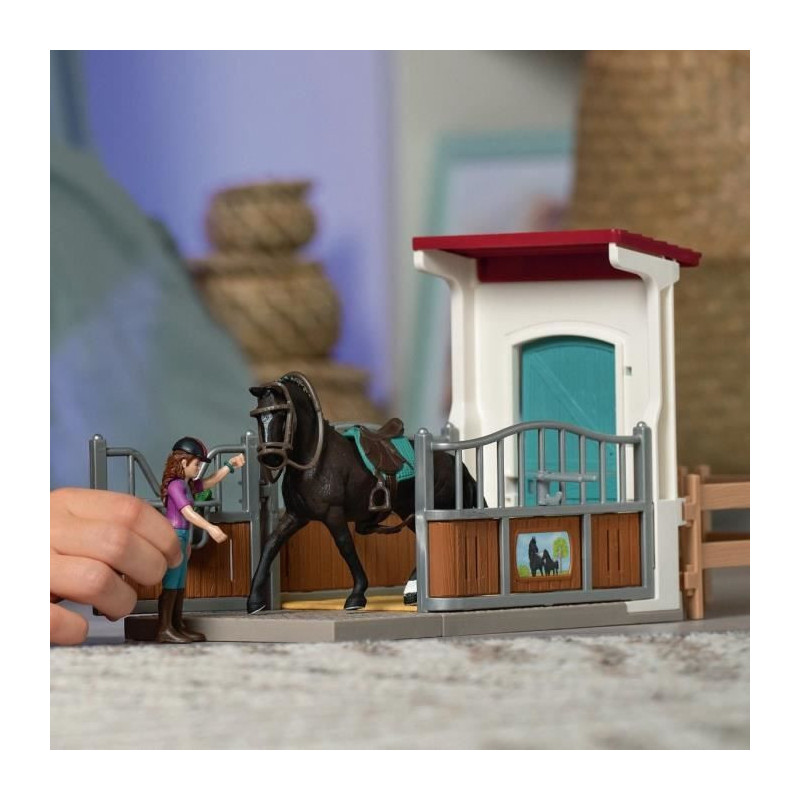 Horse Box Lisa and Storm, Horse figurine and accessories, SCHLEICH 427