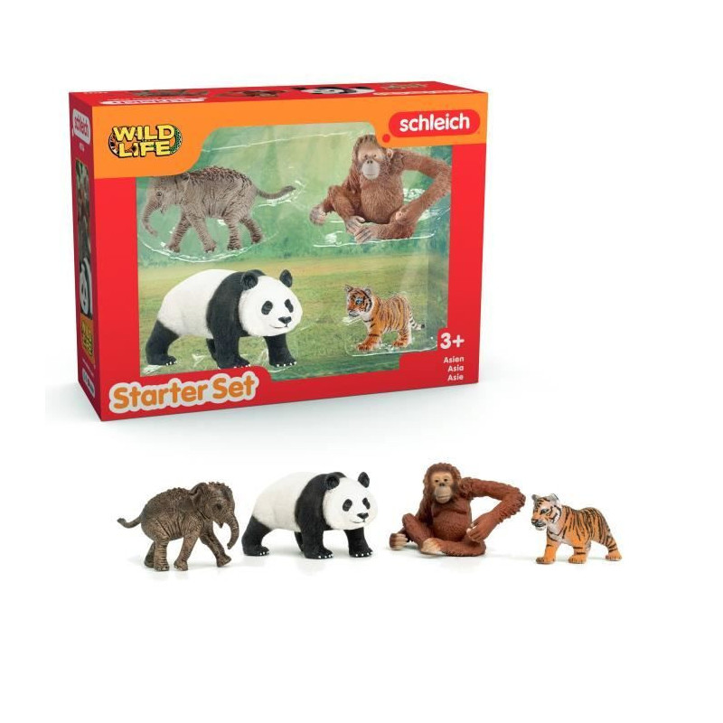 My First Asian Animals, Animal Figurines, SCHLEICH 42736 Wild Life, Ag
