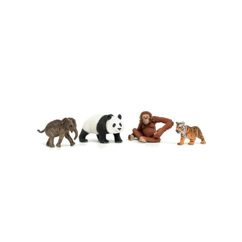 My First Asian Animals, Animal Figurines, SCHLEICH 42736 Wild Life, Ag