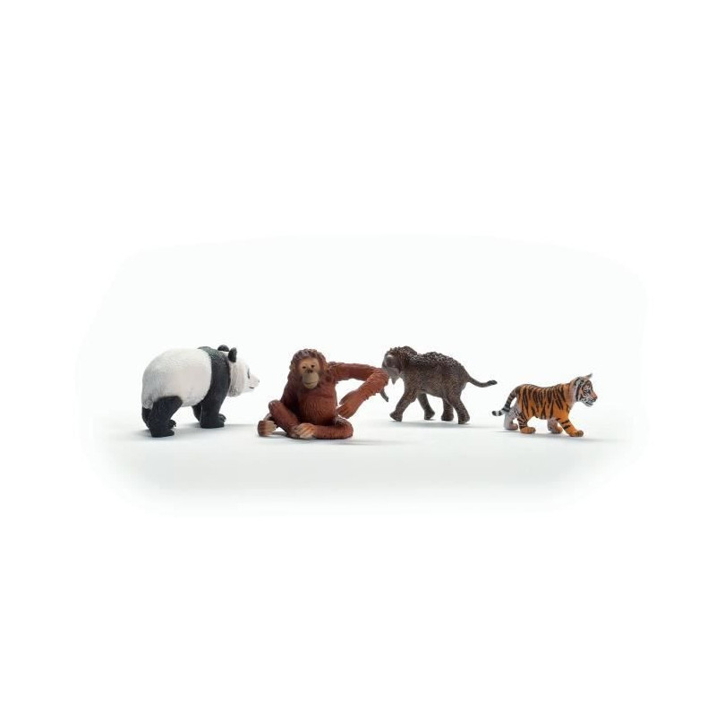 My First Asian Animals, Animal Figurines, SCHLEICH 42736 Wild Life, Ag