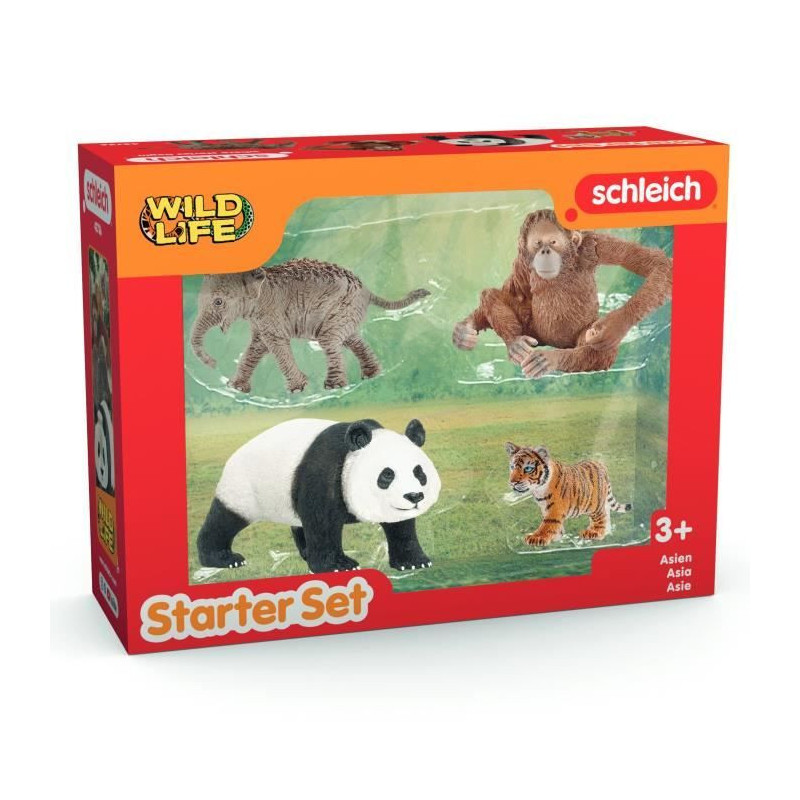 My First Asian Animals, Animal Figurines, SCHLEICH 42736 Wild Life, Ag