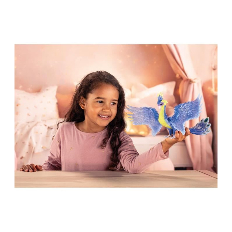 Schleich 70794 Bayala Blue Magic Peacock Figurine, For children aged 5