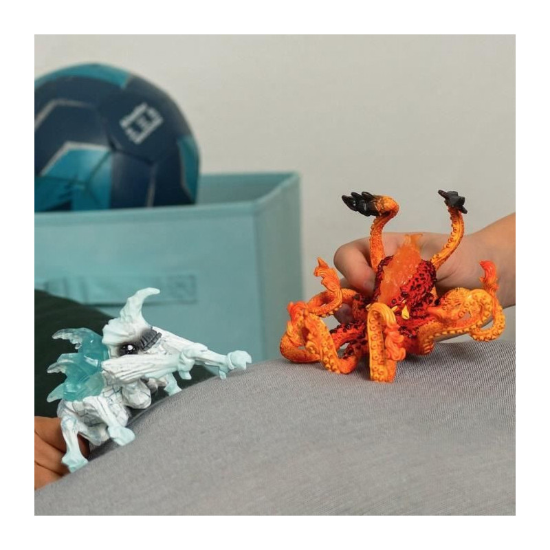 SCHLEICH 70826 Eldrador Creatures Lava Octopus vs Ice Bug Duo Figures