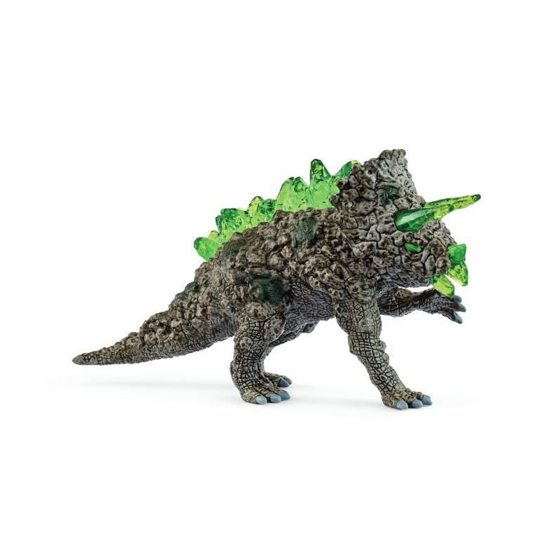 Stone Triceratops Figurine, SCHLEICH 70828 Eldrador, Ages 4