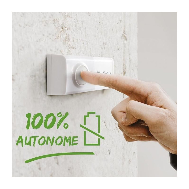 Wireless plug-in chime without battery - EcoBell 100 Plug - SCS SENTIN