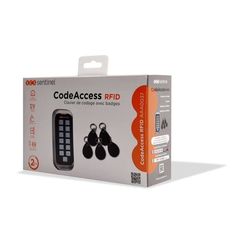 SCS Coding keyboard with 12V badges - CODEACESS RFID