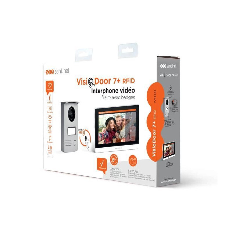 SCS Sentinel - Wired video intercom with badges + touch screen 7 - Vis