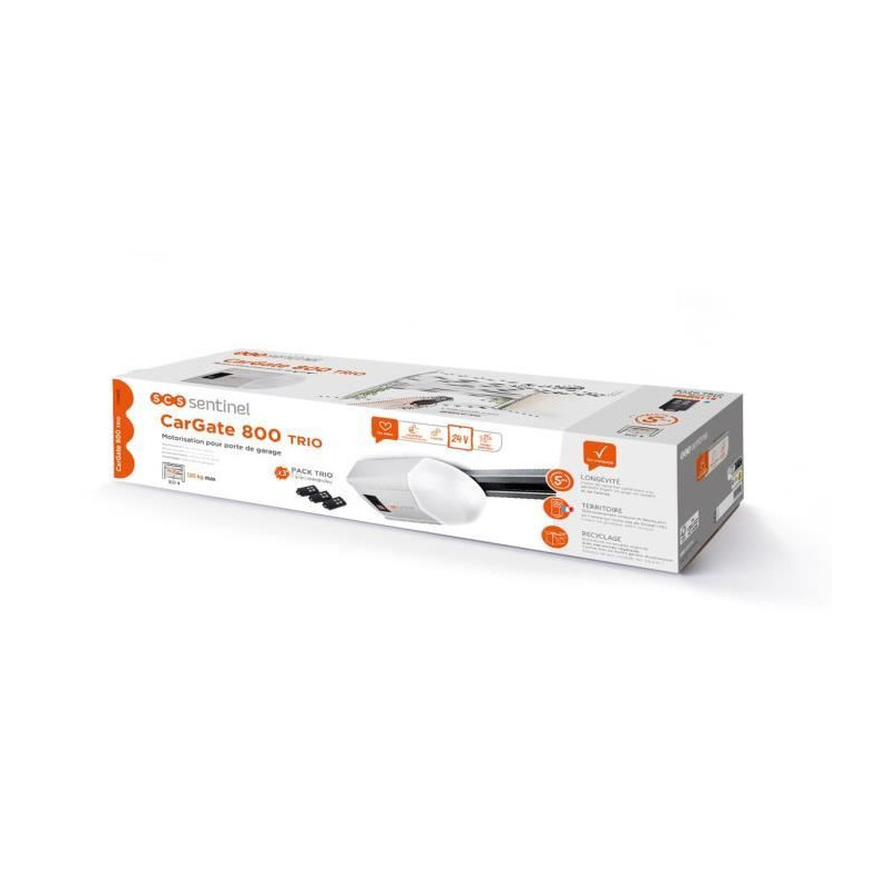 24V motorization for garage door SCS SENTINEL - 10-12m²/800N - CarGat