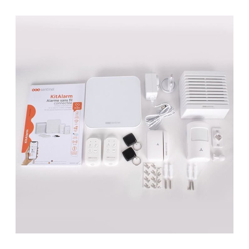 Wireless alarm connected Wi-Fi and GSM 4G - KitAlarm - SCS SENTINEL