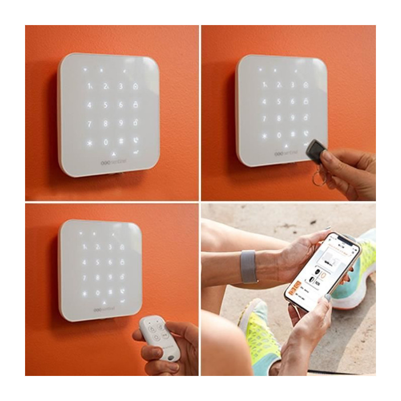 Wireless alarm connected Wi-Fi and GSM 4G - KitAlarm - SCS SENTINEL