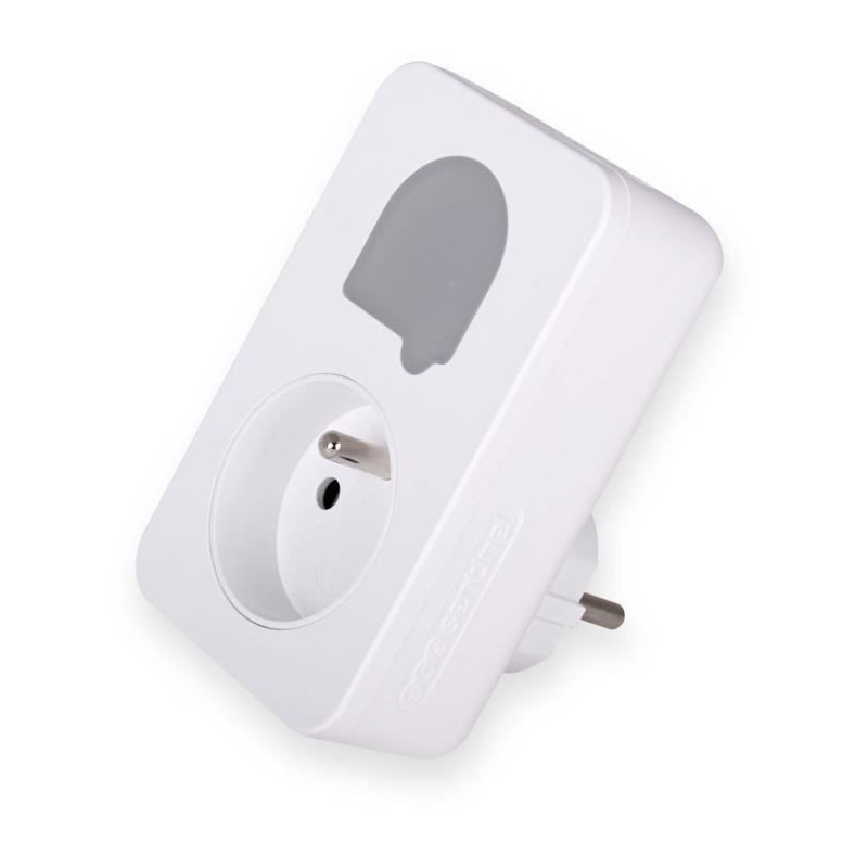 Wireless and battery-free doorbell with integrated socket - SCS SENTIN