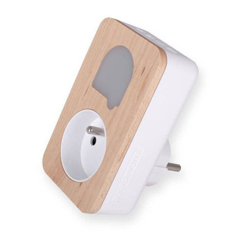 Wireless and battery-free doorbell with integrated socket - SCS SENTIN