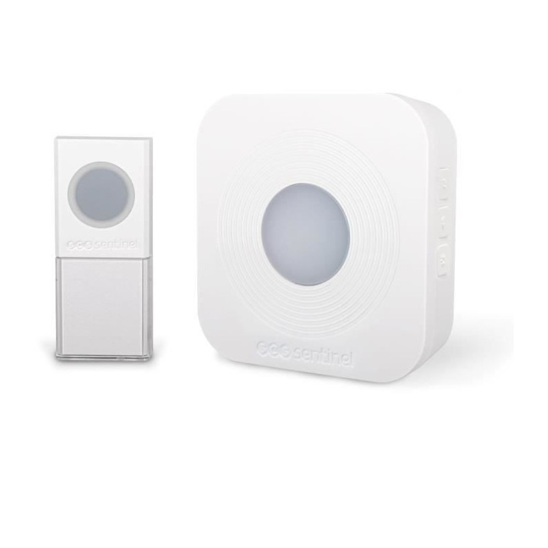Wireless chime - SCS SENTINEL - 200 meters - SimplyBell - White