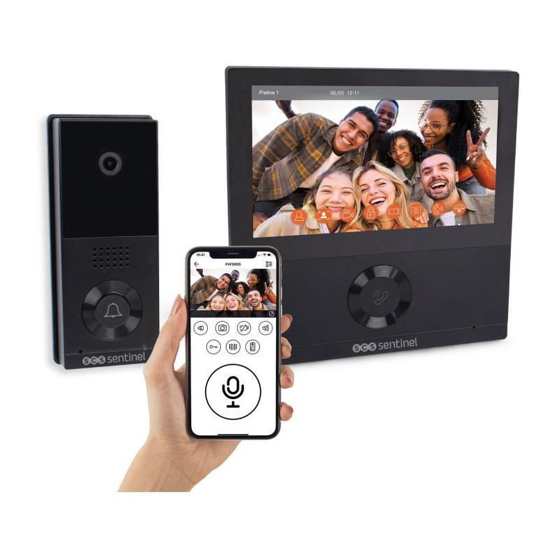 Wired connected video intercom - SCS SENTINEL - VisioWifi - Night visi