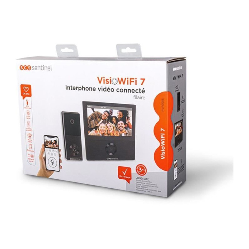 Wired connected video intercom - SCS SENTINEL - VisioWifi - Night visi