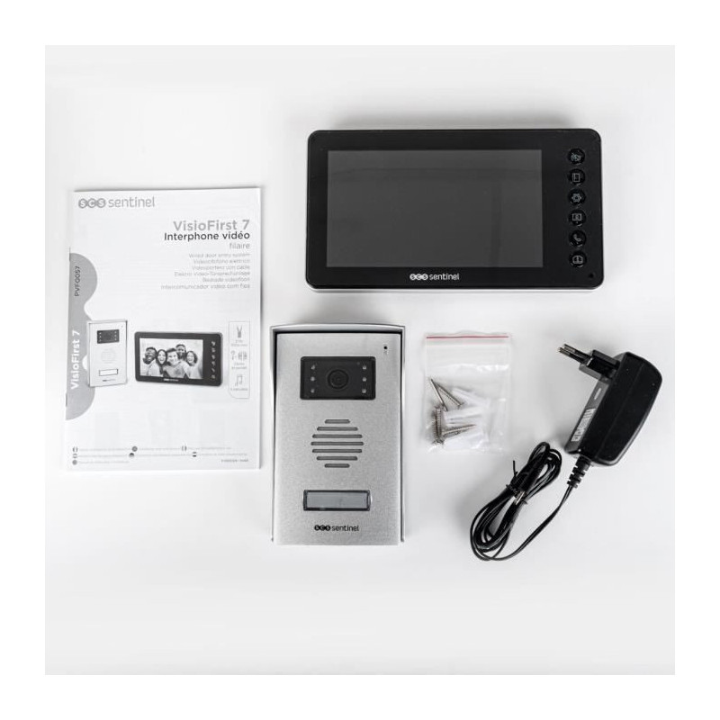 Wired video intercom - SCS SENTINEL - VisioFirst 7 - 7 screen - 3-year