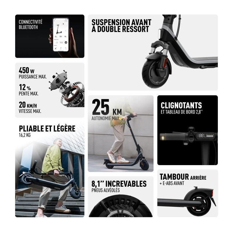 Electric scooter - SEGWAY - E2 E II - 450 W - 8.1