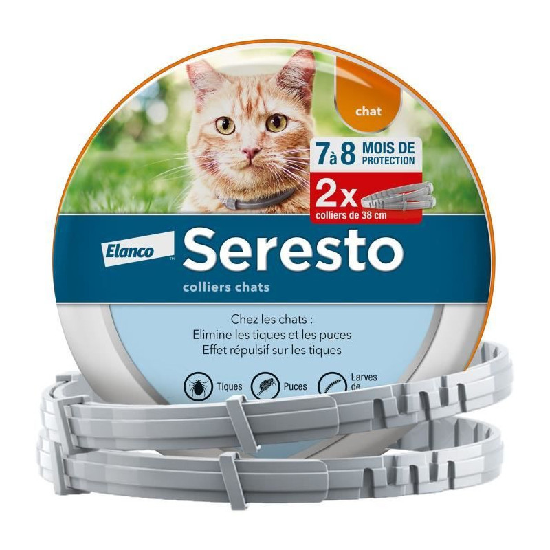 Seresto Cat Anti-Puaces and Anti-Tiques 2 units