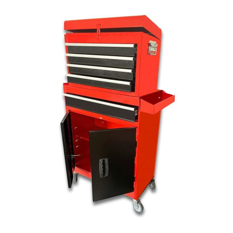 DOMAC Workshop assistant 7 metal drawers with empty storage bin