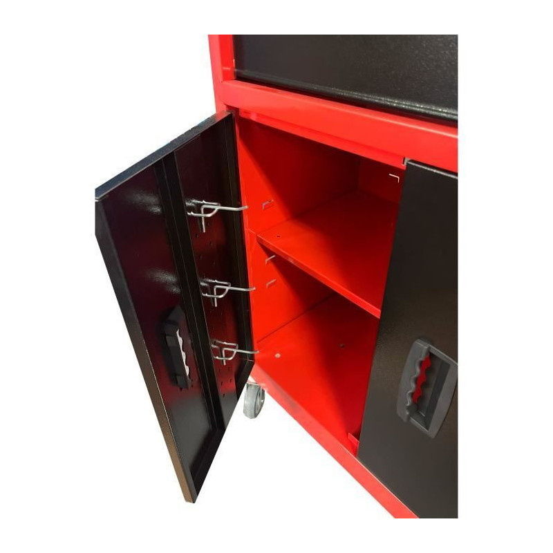 DOMAC Workshop assistant 7 metal drawers with empty storage bin