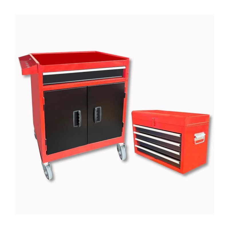DOMAC Workshop assistant 7 metal drawers with empty storage bin