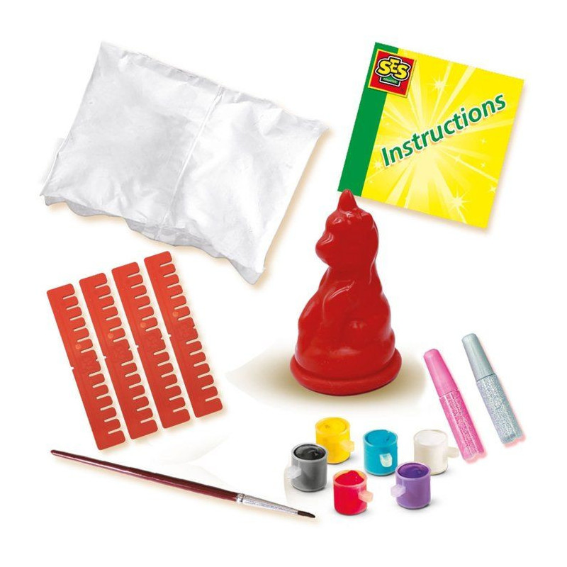 Casting and painting - Unicorn - SES CREATIVE - Easy to fill with plas