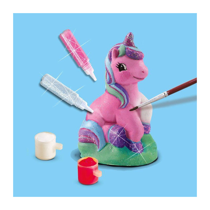 Casting and painting - Unicorn - SES CREATIVE - Easy to fill with plas