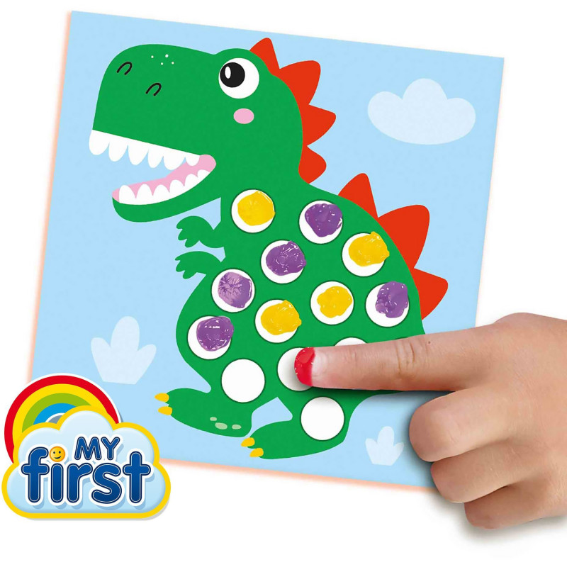 My first - Finger painting - Dinosaurs - SES CREATIVE - Paint 10 dinos