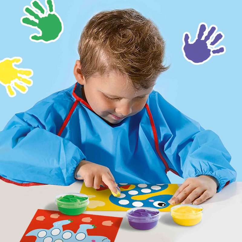 My first - Finger painting - Dinosaurs - SES CREATIVE - Paint 10 dinos