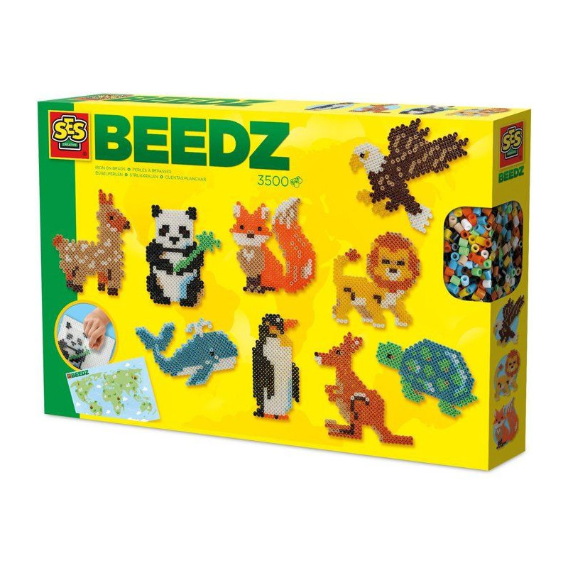 Ironing beads - Animals of the world - SES CREATIVE - Create various a