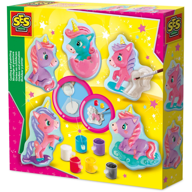 Molding and painting - Baby unicorns - SES CREATIVE - Mold and paint 5