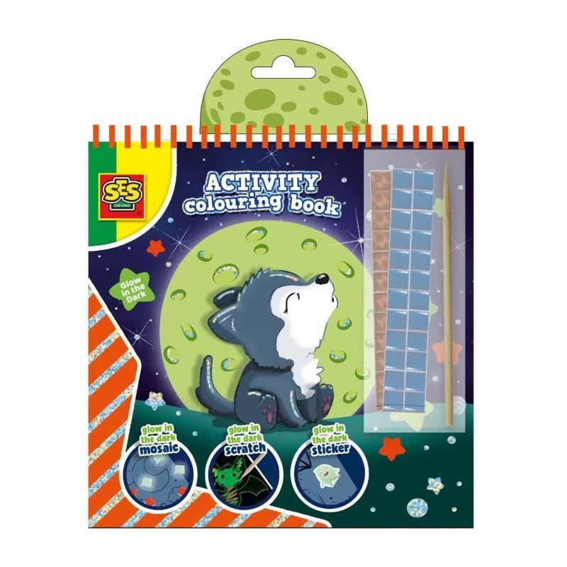 Phosphorescent 3 in 1 Phosphorescent Coloring Box