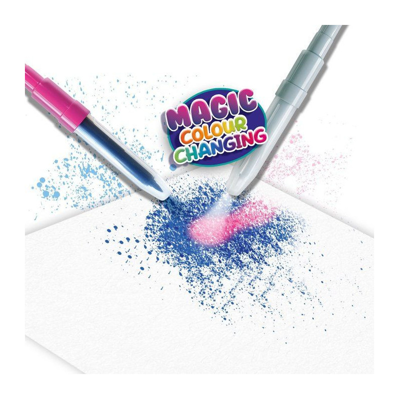 Blow Airbrush thought - Magic color change