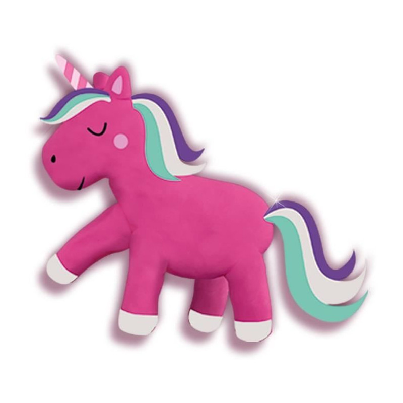 Unicorn modeling clay 4x90 g - SES CREATIVE - Specially designed to cr