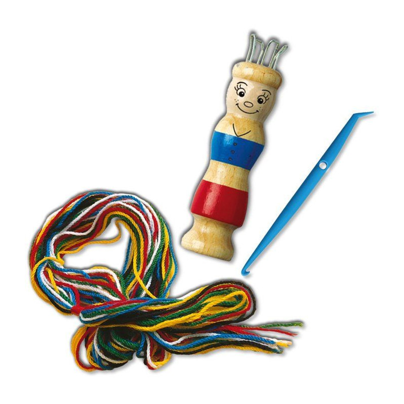 SES CREATIVE Tricotin - With yarns of different colors