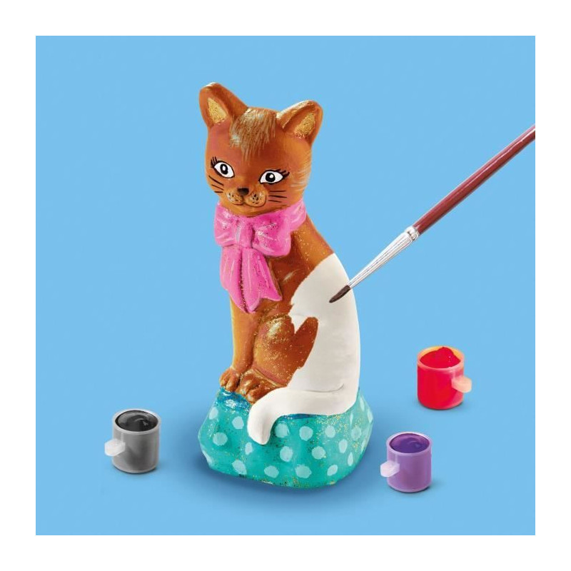 Casting and painting - Cat - Creative hobbies - SES CREATIVE - To make