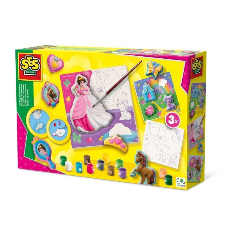 Casting and painting - Canvases for painting princesses 3x - Creative