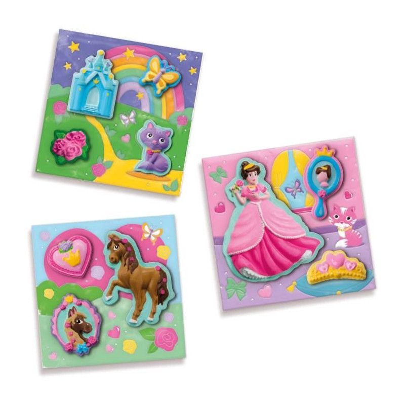 Casting and painting - Canvases for painting princesses 3x - Creative