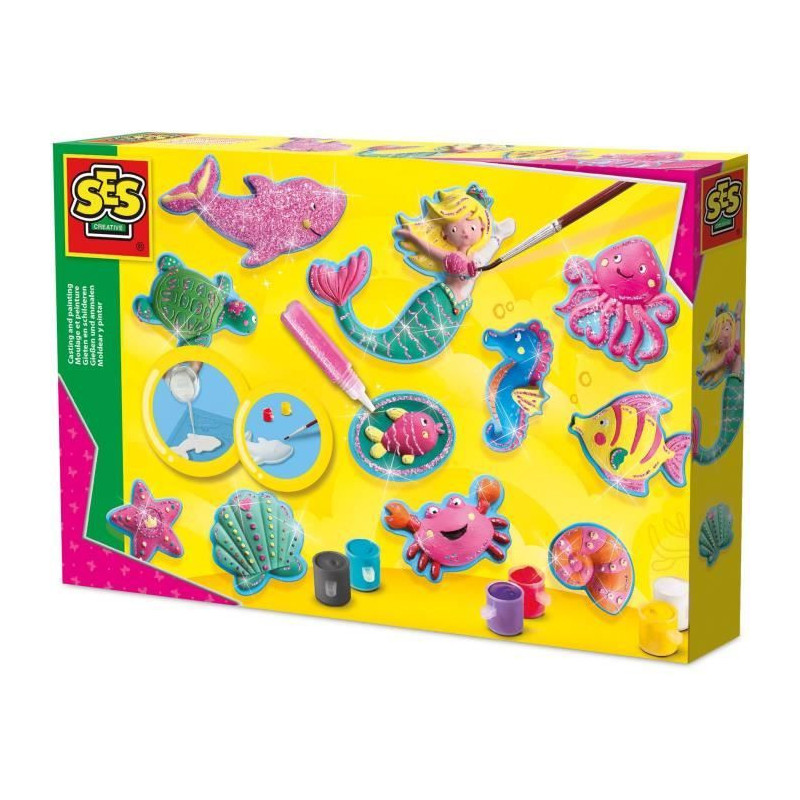 Molding and painting - ocean creatures